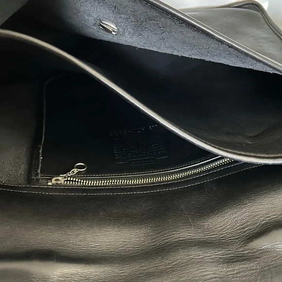 Coach vintage Black Leather briefcase